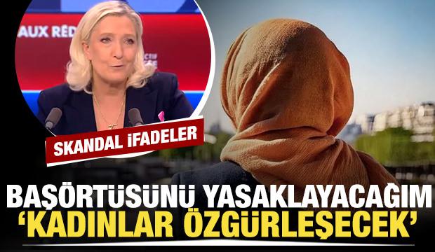 Fransa se&ccedil;imlere giderken Le Pen: Baş&ouml;rt&uuml;s&uuml;n&uuml; yasaklayıp kadınları &ouml;zg&uuml;rleştireceğim