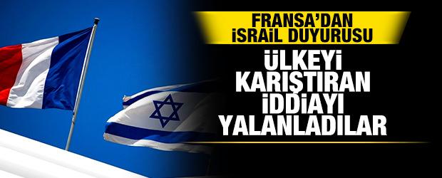 Fransa'dan son dakika İsrail duyurusu! &Uuml;lkeyi karıştıran iddia yalanlandı