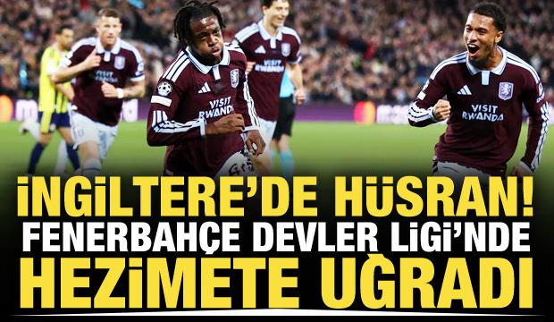 İngiltere'de h&uuml;sran! Fenerbah&ccedil;e Devler Ligi'nde hezimete uğradı