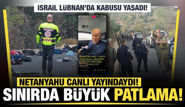 İsrail ordusu L&uuml;bnan'da felaketi yaşadı: Sınırda b&uuml;y&uuml;k patlama!
