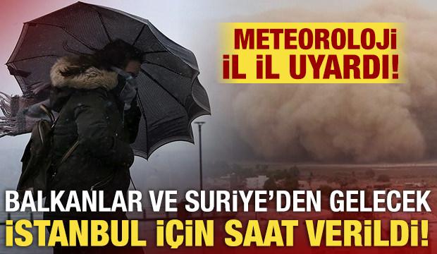 İstanbul'da hava sert d&ouml;n&uuml;yor! Balkanlar &uuml;zerinden gelecek, sıcaklıklar 10 derece d&uuml;şecek!