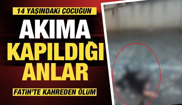 İstanbul'da sel can aldı! Elektrik akımına kapılan &ccedil;ocuk hayatını kaybetti