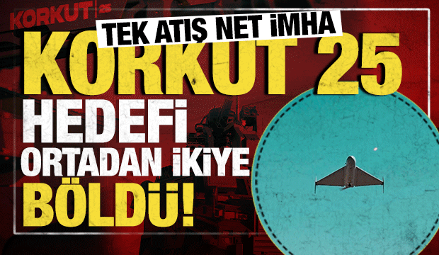 Kamikaze İHA'ların korkulu r&uuml;yası: KORKUT 25 hedefi ortadan ikiye b&ouml;ld&uuml;!