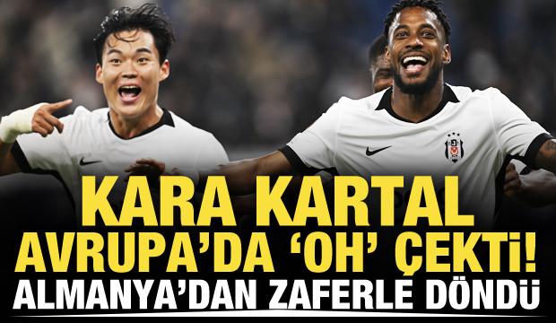 Kartal Avrupa'da y&uuml;ksek u&ccedil;tu! Almanya'dan zaferle d&ouml;nd&uuml;