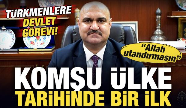 Komşu &uuml;lke tarihinde bir ilk: T&uuml;rkmen lider devlet bakanı oldu