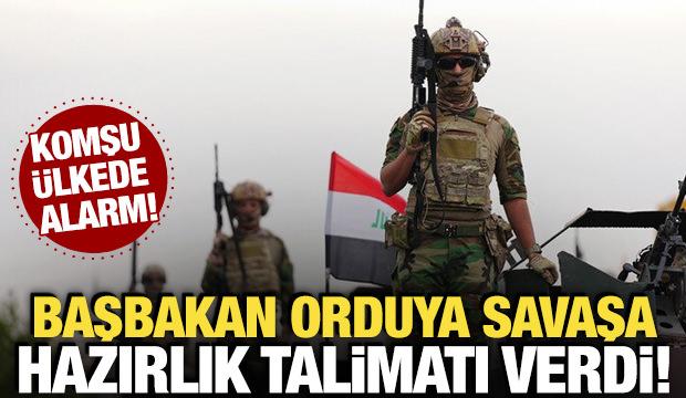 Komşu &uuml;lkede alarm! Başbakan orduya savaşa hazırlık talimatı verdi