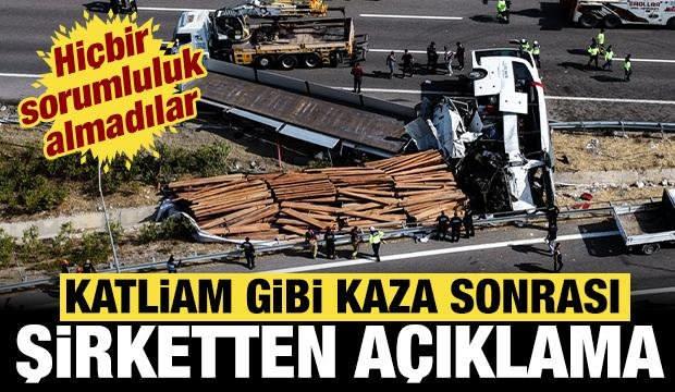 Manisa'daki katliam gibi kaza sonrası tur şirketinden a&ccedil;ıklama: Sorumluluk almadılar