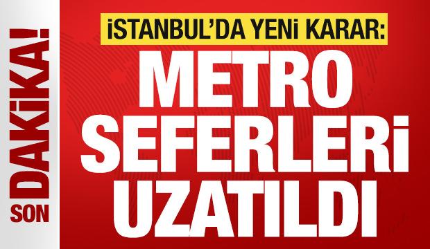 Milyonlarca vatandaşı ilgilendiriyor: İstanbul'da metro seferleri uzatıldı