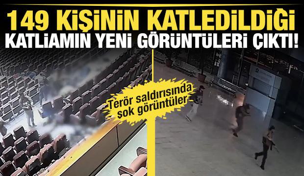 Moskova'da 149 kişinin &ouml;ld&uuml;ğ&uuml; konser salonu katliamının yeni g&ouml;r&uuml;nt&uuml;leri ortaya &ccedil;ıktı!