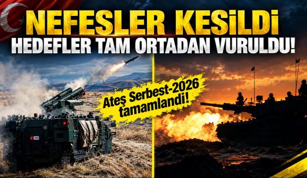 Nefesler kesildi, hedefler tam ortadan vuruldu! Ateş Serbest-2026 tamamlandı!