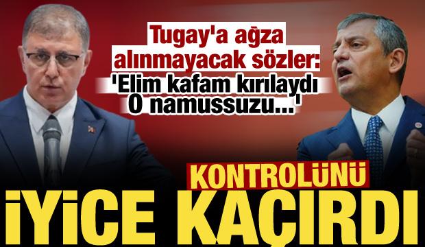 &Ouml;zg&uuml;r &Ouml;zel yine kontrolden &ccedil;ıktı! Cemil Tugay'a ağza alınmayacak s&ouml;zler: O namussuzu...