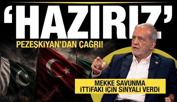 Pezeşkiyan, ABD ile g&ouml;r&uuml;şme kapısını kapattı, Mekke İttifakı'na yeşil ışık yaktı: Hazırız