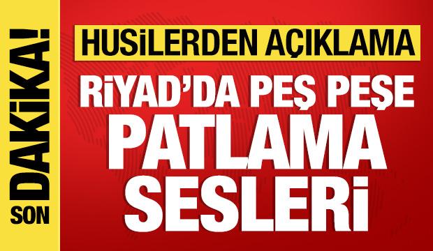 Riyad'da peş peşe patlama sesleri
