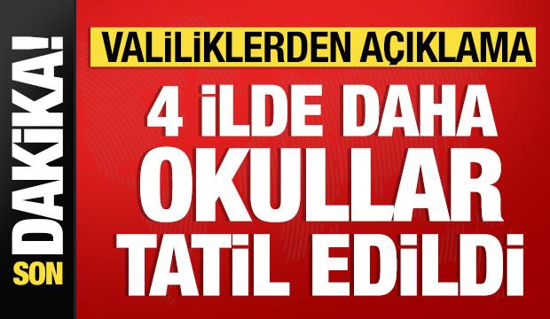 Sağanak nedeniyle bir&ccedil;ok ilde okullar tatil edildi: Valiliklerden peş peşe a&ccedil;ıklamalar