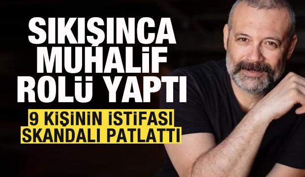 Sıkışınca muhalif rol&uuml; yaptı! Levent &Uuml;z&uuml;mc&uuml; ve 9 kişinin istifası skandalı patlattı