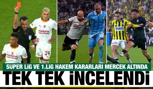 S&uuml;per Lig ve 1. Lig'de hakem kararları mercek altında! Antyony Taylar masada...