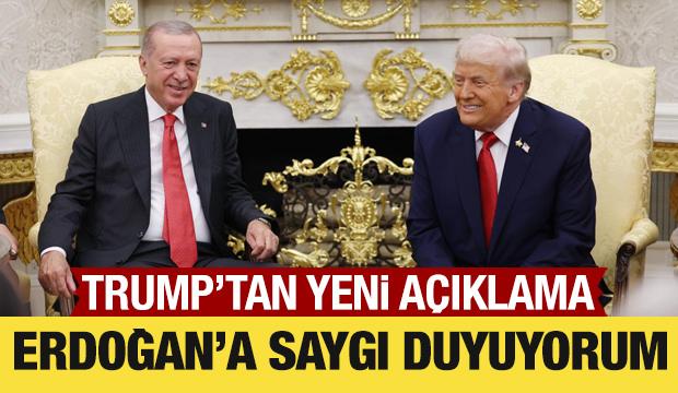 Trump: Erdoğan'a &ccedil;ok b&uuml;y&uuml;k saygım var