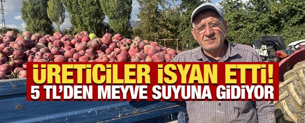 &Uuml;reticiler isyan etti! 5 TL'den meyve suyuna gidiyor