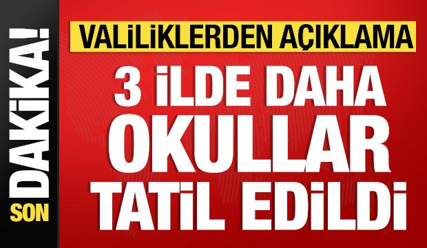 Sağanak nedeniyle bir&ccedil;ok ilde okullar tatil edildi: Valiliklerden peş peşe a&ccedil;ıklamalar