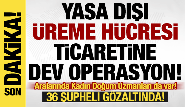 14 ilde yasa dışı &uuml;reme h&uuml;cresi ticareti operasyonu! 811 kez yumurta satışı yapmış