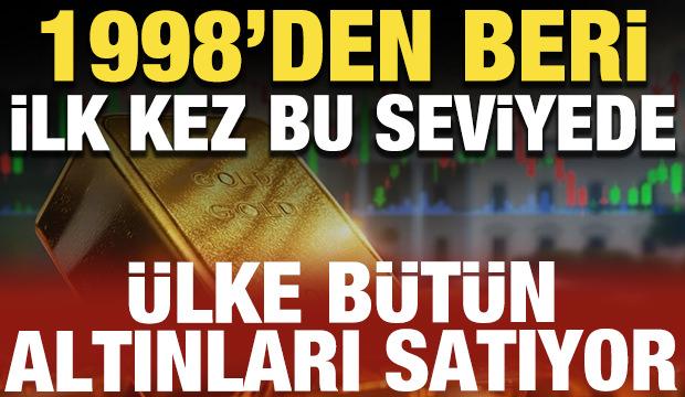 1998&rsquo;den beri g&ouml;r&uuml;lmemiş satış! B&uuml;t&uuml;n altınları elden &ccedil;ıkarıyor!