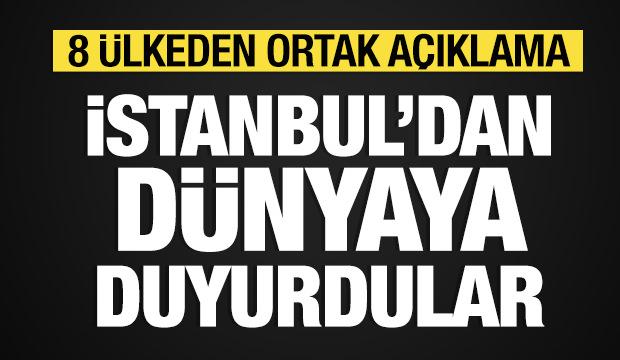 8 &uuml;lkeden İstanbul'da ortak a&ccedil;ıklama