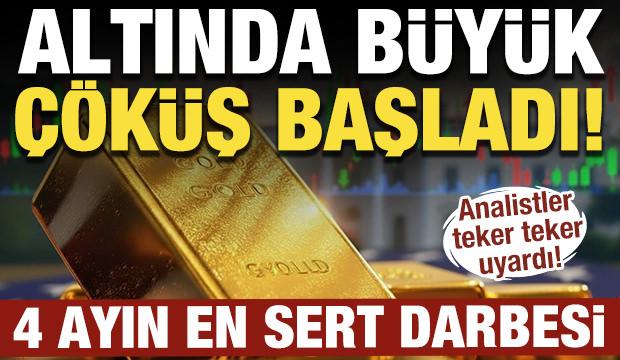 Altında b&uuml;y&uuml;k &ccedil;&ouml;k&uuml;ş başladı! 4 ayın en sert darbesi: Analistler teker teker uyardı!
