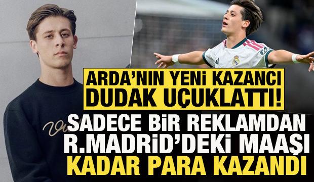Arda G&uuml;ler, sadece bir reklamdan neredeyse Real Madrid'deki maaşı kadar para kazandı