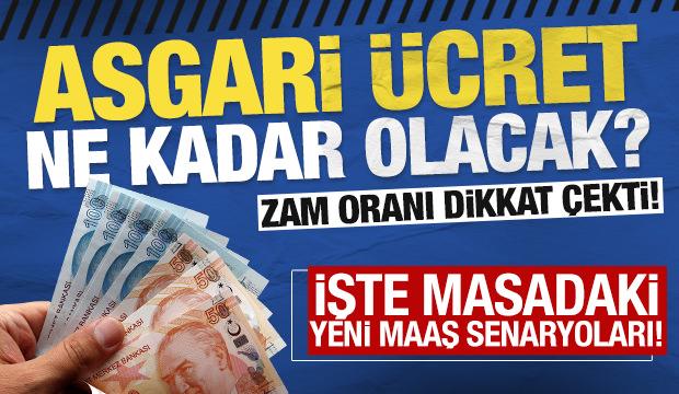 Asgari &uuml;cret ne kadar olacak? İşte masadaki yeni senaryolar
