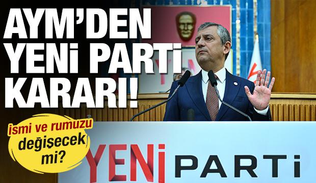 AYM, Yeni Parti i&ccedil;in kararını verdi! İki senaryo masadaydı