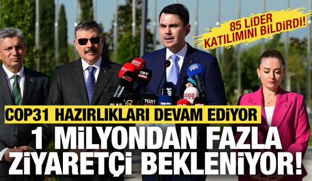 Bakan Kurum ve Bakan &Ccedil;ift&ccedil;i COP31 hazırlıklarını Antalya'da değerlendirdi