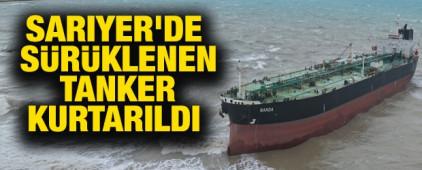 Bakanlık a&ccedil;ıkladı: Sarıyer'de s&uuml;r&uuml;klenen tanker kurtarıldı