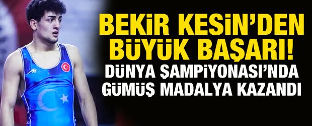Bekir Kesin'den D&uuml;nya Şampiyonası'nda g&uuml;m&uuml;ş madalya!