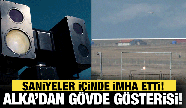 ALKA'dan g&ouml;vde g&ouml;sterisi! Farklı hedefleri saniyeler i&ccedil;inde imha etti