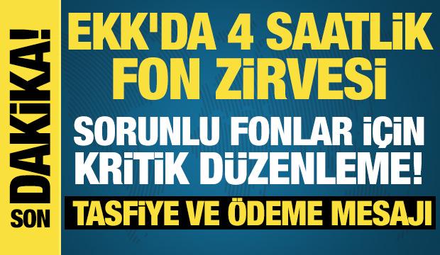 EKK toplandı Sorunlu fonlarda kritik gelişme! Ara &ouml;demeler i&ccedil;in g&ouml;zler Meclis&rsquo;te