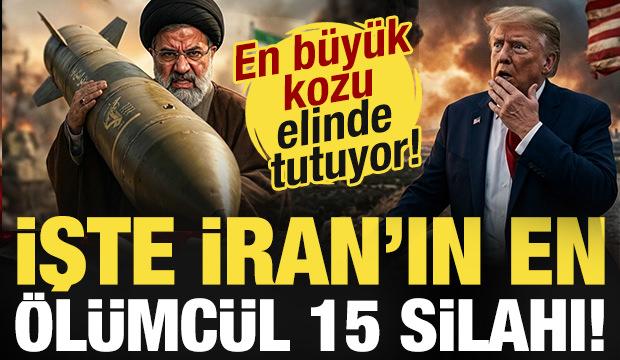 En b&uuml;y&uuml;k kozu elinde tutuyor! İşte İran'ın en &ouml;l&uuml;mc&uuml;l 15 silahı!