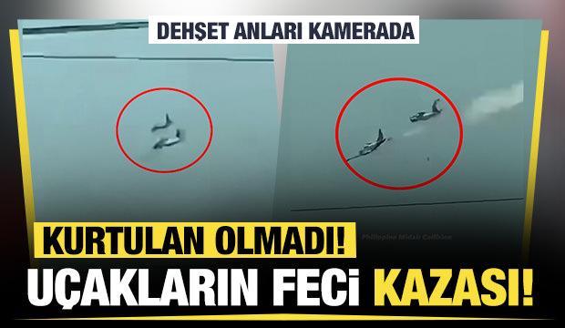Filipinler'de 2 askeri eğitim u&ccedil;ağı havada &ccedil;arpıştı! 4 pilot hayatını kaybetti