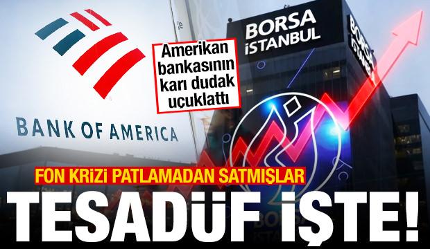 Fon krizi patlamadan satmışlar! Amerikan bankasına ait şirketin karı dudak u&ccedil;uklattı