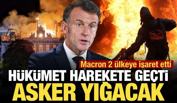Fransa sokaklara asker konuşlandırıyor! Macron sinirlendi: Kabul edilemez ve aptalca!