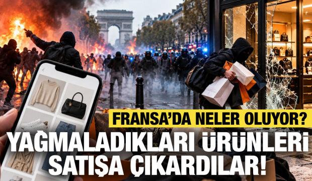 Fransızlar yağmaladıkları &uuml;r&uuml;nleri satışa &ccedil;ıkardı!