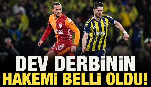 Galatasaray-Fenerbah&ccedil;e derbisinin hakemi belli oldu!