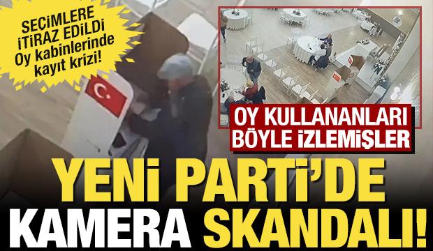 Gizli oy, a&ccedil;ık kamera! Yeni Parti'nin se&ccedil;iminde oy kullananları kameradan izlediler!