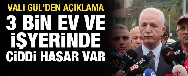 İstanbul Valisi G&uuml;l, sel bilan&ccedil;osunu a&ccedil;ıkladı: 3 bin ev ve iş yeri hasar g&ouml;rd&uuml;