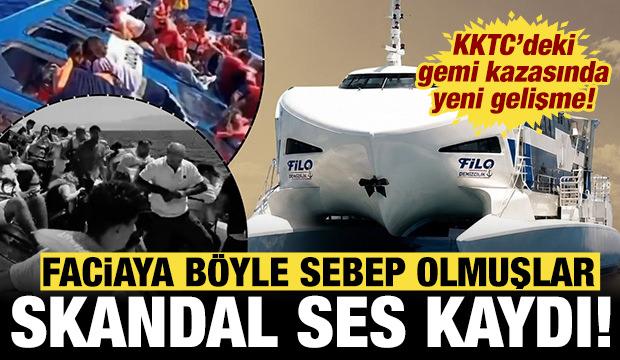 KKTC'deki gemi kazasında flaş gelişme: Ses kayıtları ortaya &ccedil;ıktı!