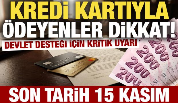 Kredi kartıyla BES &ouml;deyenler dikkat! Son tarih 15 Kasım: Devlet desteğinde kritik uyarı