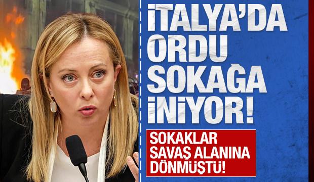 Milano sokakları savaş alanı: Ordu sokağa iniyor