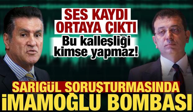 Mustafa Sarıg&uuml;l'&uuml;n ses kaydı ortaya &ccedil;ıktı! İmamoğlu'na sert s&ouml;zler: Şerefsiz...