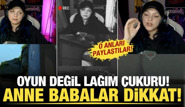 Oyun değil lağım &ccedil;ukuru! Anne babalar dikkat...