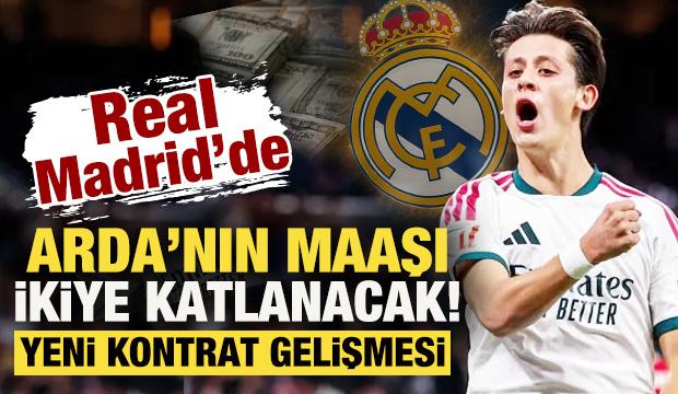 Real Madrid'de Arda G&uuml;ler'in maaşı ikiye katlanacak! Yeni kontrat gelişmesi