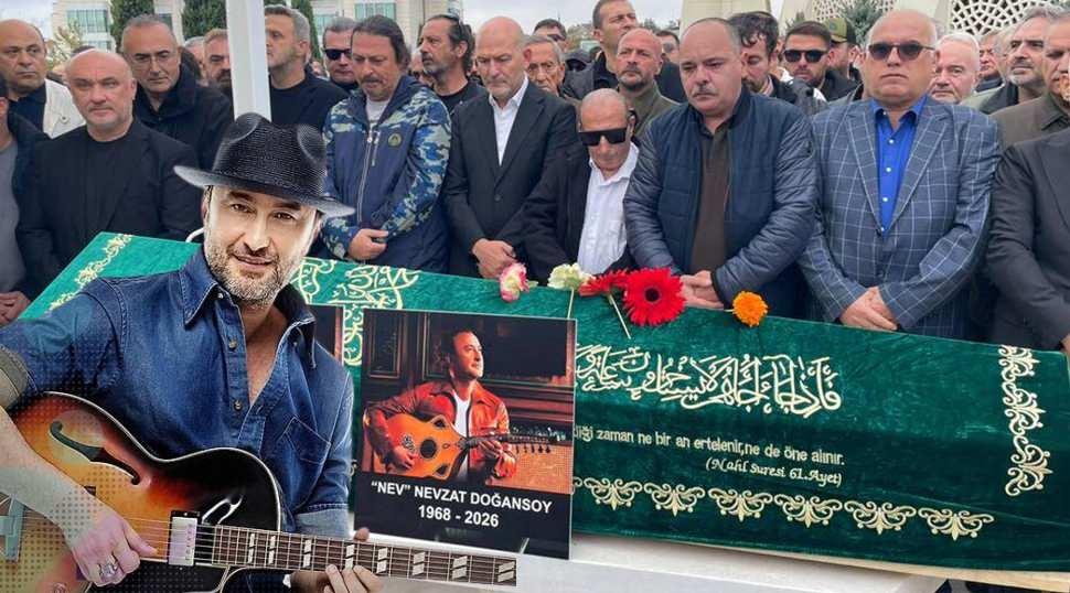 Şarkıcı Nev son yolculuğuna uğurlandı! G&ouml;zyaşları sel oldu